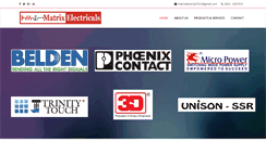 Desktop Screenshot of matrixelectricals.com